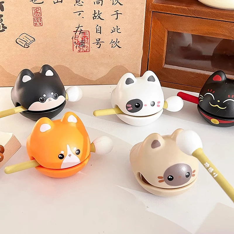 Cat Shaped Muyu (Slit Drum)