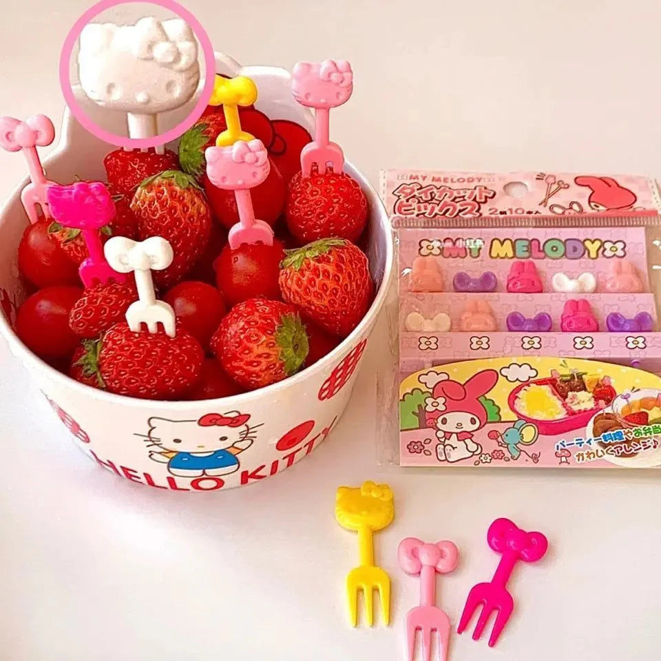 Mixed Hello Kitty Mini Forks