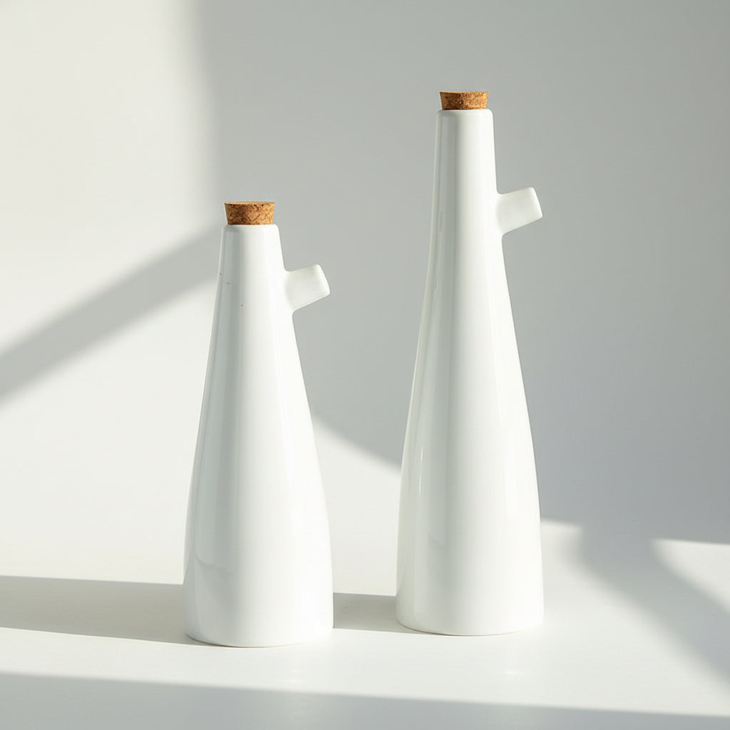 Minimalist Ceramic Condiment Bottle
