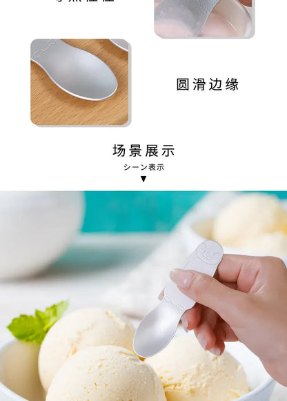 TaiDaMi Arctic Animal Aluminum Ice Cream Spoon