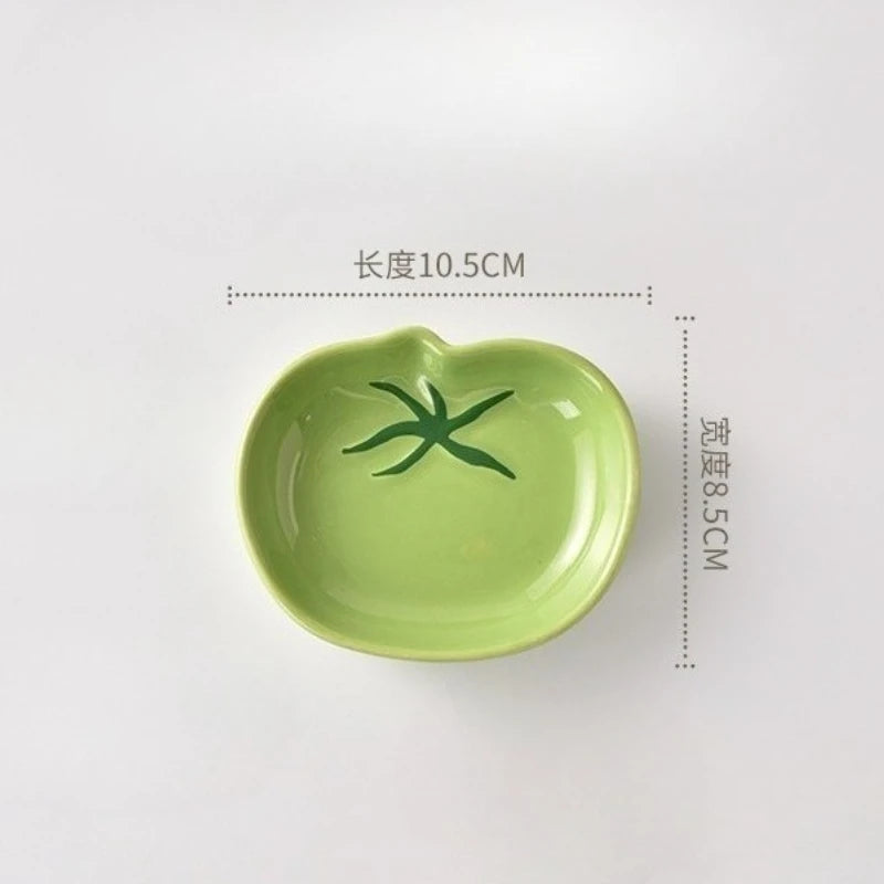 Tomato Shaped Ceramic Sauce Dish