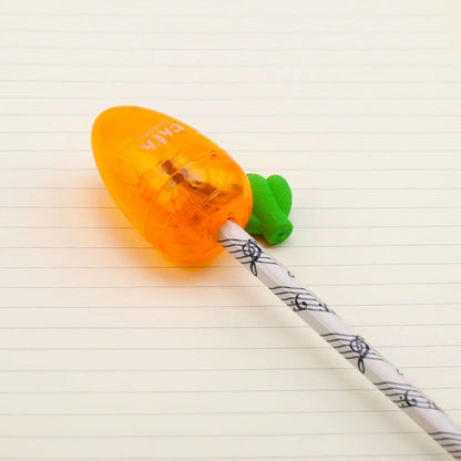 Carrot Pencil Sharpener With Eraser