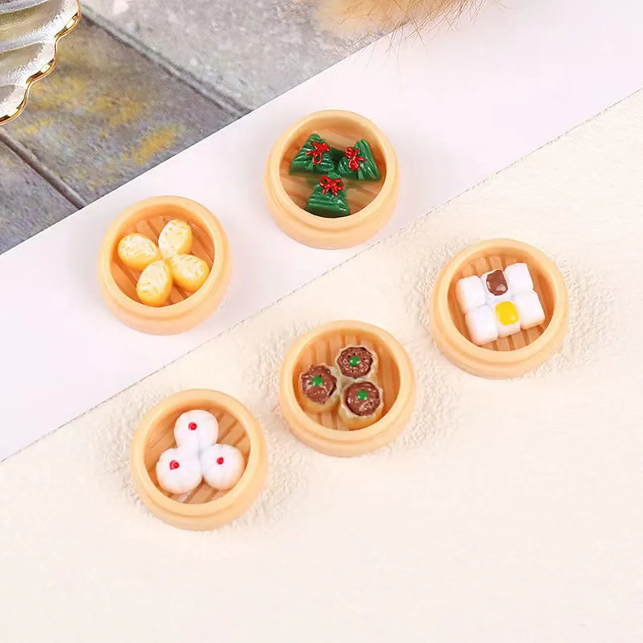 Hong Kong Steamed Cuisine Magnet Set of 5