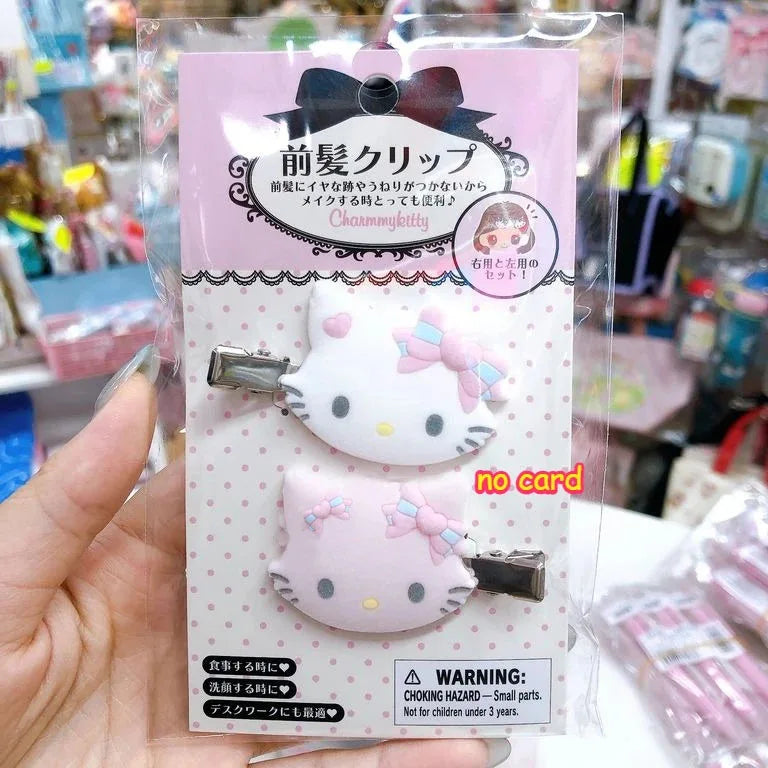 New Sanri Charmmy Kitty Hair Clips Cartoon Decor Barrette Clip Fashion Women Seamless Bangs Clip Cute Duckbill Clip for Party