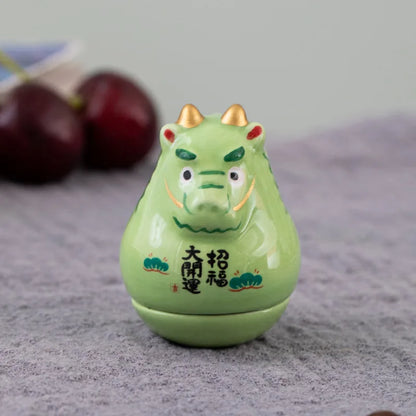 Ceramic Balancing Animal Zodiac Figures