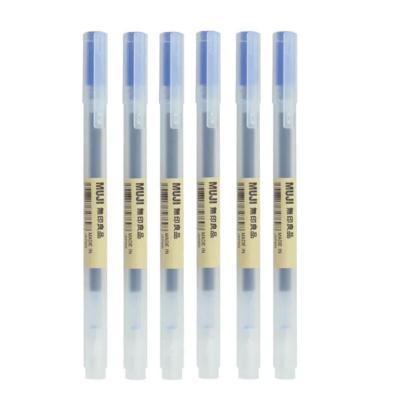 0.38 or .5mm MUJI Gel Pen Set of 6 or 8