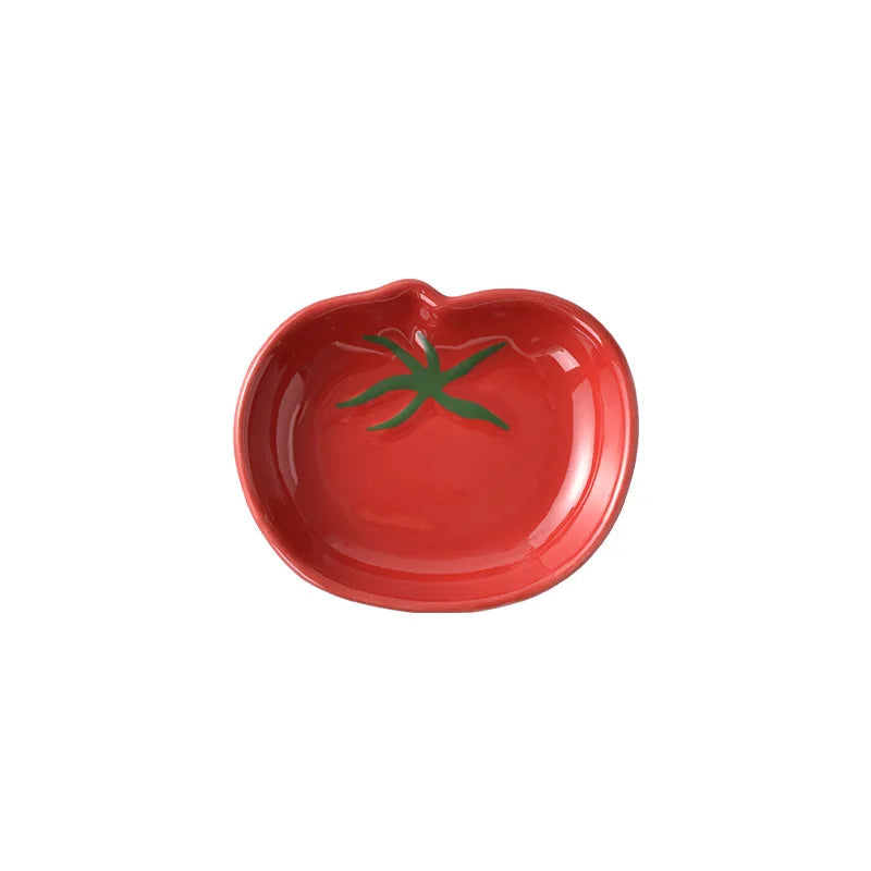 Tomato Shaped Ceramic Sauce Dish