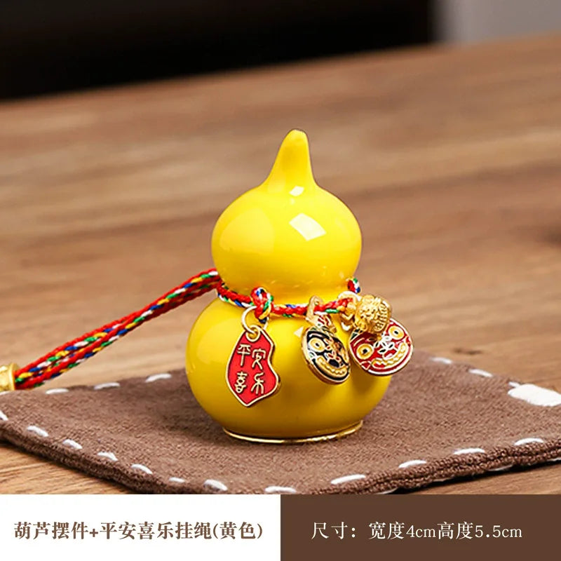 Mini Lucky Ceramic Gourd Ornament