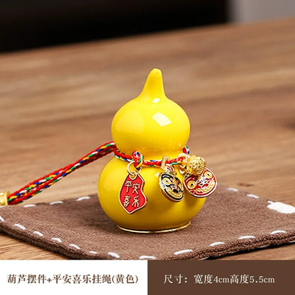 Mini Lucky Ceramic Gourd Ornament