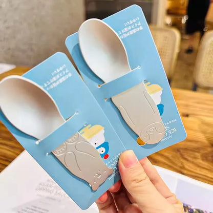 TaiDaMi Arctic Animal Aluminum Ice Cream Spoon