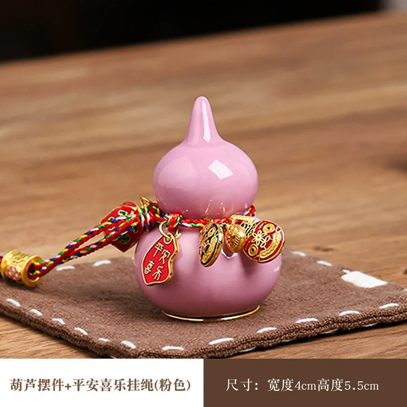Mini Lucky Ceramic Gourd Ornament