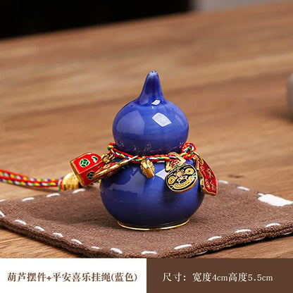 Mini Lucky Ceramic Gourd Ornament
