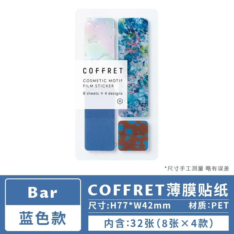 Kingjim COFFRET Makeup Palette Inspired Sticker Pack