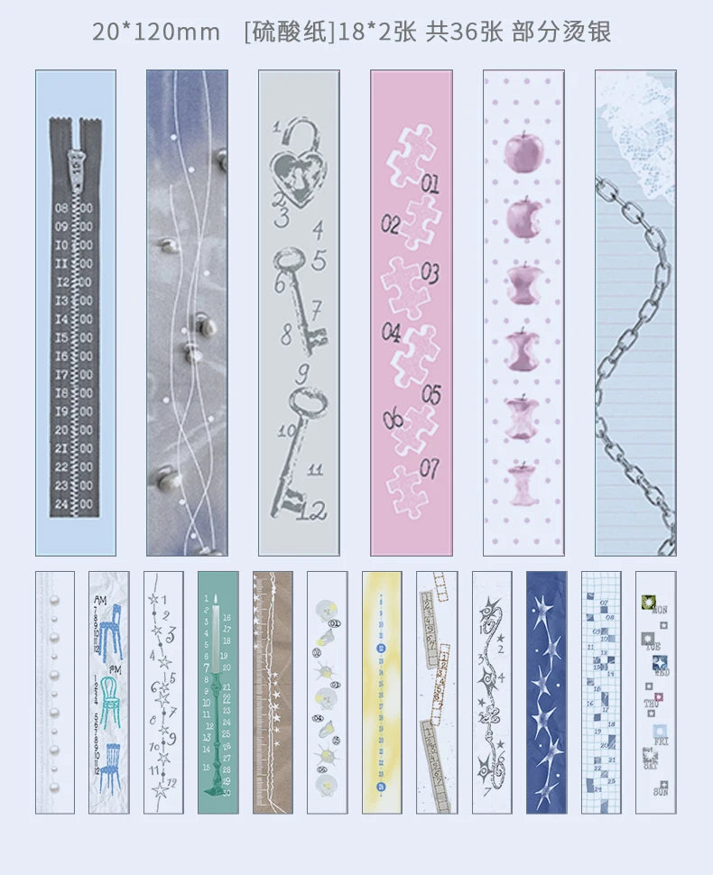 120 Sheet Long Strip Pad of Paper