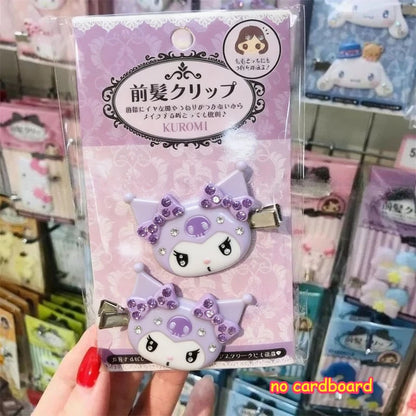 New Sanri Charmmy Kitty Hair Clips Cartoon Decor Barrette Clip Fashion Women Seamless Bangs Clip Cute Duckbill Clip for Party
