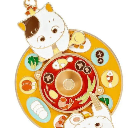 故宫淘宝 (Forbidden City Taobao) 360° Turning Palace Cat Keychain