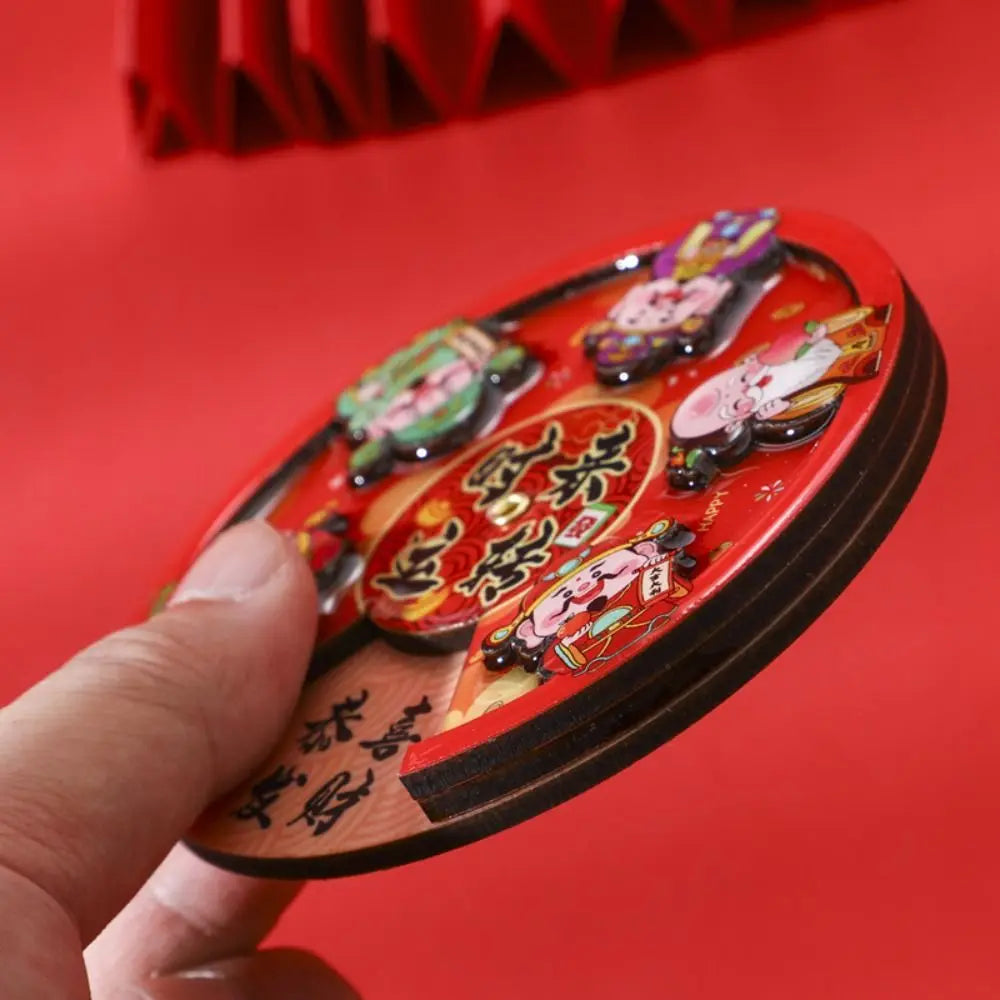 Chinese Revolving Table Refrigerator Magnet